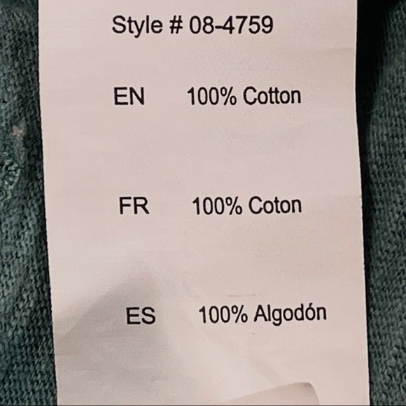 Streetwear Society size small light green short sleeve crop top, flower design - Picture 10 of 12